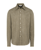 SUITSUPPLY  Mid Green Cotton Shirt