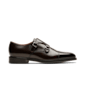 SUITSUPPLY  Zapato marrón oscuro de doble hebilla