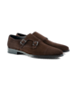 SUITSUPPLY  Zapato marrón de doble hebilla