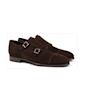 SUITSUPPLY  Zapato marrón de doble hebilla