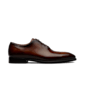 SUITSUPPLY  棕色单片裁切皮靴