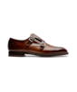 SUITSUPPLY  Chaussures double boucle marron