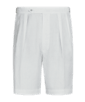 SUITSUPPLY  White Pleated Mira Shorts