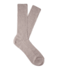 SUITSUPPLY  棕色罗纹常规款袜子