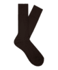SUITSUPPLY  Brown Ribbed Regular Socks
