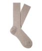 SUITSUPPLY  Light Brown Ribbed Regular Socks
