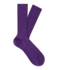 SUITSUPPLY  Purple Ribbed Regular Socks