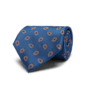 SUITSUPPLY  Cravate bleue motif cachemire