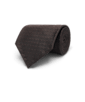 SUITSUPPLY  Dark Brown Graphic Tie