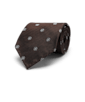 SUITSUPPLY  Brown Flower Tie