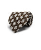 SUITSUPPLY  Dark Brown Graphic Tie