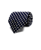 SUITSUPPLY  Navy Graphic Tie