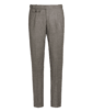 SUITSUPPLY  Pantalones Brentwood marrones plisados