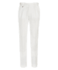 SUITSUPPLY  Off-White Pleated Brentwood Trousers