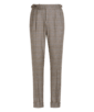 SUITSUPPLY  Pantalones Braddon marrones plisados