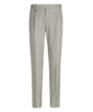 SUITSUPPLY  Pantalones Brentwood gris claro plisados