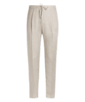 SUITSUPPLY  Spodnie z wiązaniem Ames, jasnobrązowe