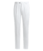 SUITSUPPLY  Off-White Pleated Campo Chino