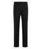 SUITSUPPLY  Black Wide Leg Tapered Chinos