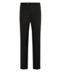 SUITSUPPLY  Black Wide Leg Tapered Chinos
