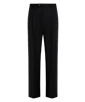 SUITSUPPLY  Black Wide Leg Straight Trousers