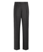 SUITSUPPLY  Dark Grey Wide Leg Straight Trousers