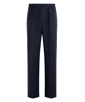 SUITSUPPLY  Navy Wide Leg Straight Trousers
