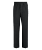 SUITSUPPLY  Black Wide Leg Straight Trousers