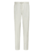 SUITSUPPLY  Off-White Slim Leg Tapered Ames Trousers