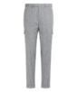 SUITSUPPLY  Light Grey Wide Leg Tapered Trousers
