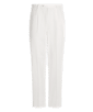 SUITSUPPLY  Off-White Wide Leg Tapered Firenze Trousers