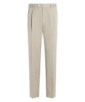 SUITSUPPLY  Light Green Wide Leg Straight Duca Trousers
