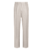 SUITSUPPLY  Light Taupe Wide Leg Straight Trousers