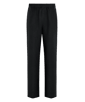 SUITSUPPLY  Black Wide Leg Straight Pants