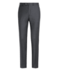 SUITSUPPLY   Dark Grey Bird's Eye Slim Leg Straight Brescia Pants
