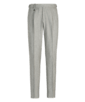SUITSUPPLY  Pantaloni Brentwood grigio chiaro con pince