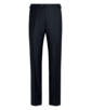 SUITSUPPLY  Navy Bird's Eye Slim Leg Straight Brescia Suit Trousers