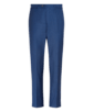 SUITSUPPLY   Mid Blue Slim Leg Straight Brescia Suit Pants