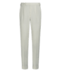 SUITSUPPLY  Vigo 米白色褶裥长裤