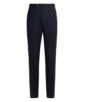 SUITSUPPLY  Navy Slim Leg Tapered Soho Suit Trousers
