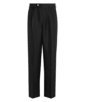 SUITSUPPLY  Spodnie wide leg straight czarne
