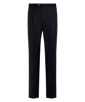 SUITSUPPLY  Navy Wide Leg Tapered Suit Trousers