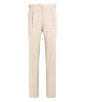 SUITSUPPLY  Sand Wide Leg Tapered Suit Trousers