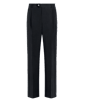 SUITSUPPLY  Navy Wide Leg Straight Suit Trousers