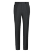 SUITSUPPLY  Dark Grey Bird's Eye Slim Leg Straight Brescia Suit Trousers