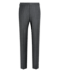 SUITSUPPLY   Dark Grey Bird's Eye Slim Leg Straight Suit Pants