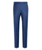 SUITSUPPLY  Mid Blue Slim Leg Straight Brescia Suit Trousers