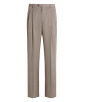 SUITSUPPLY  Mid Taupe Wide Leg Suit Trousers