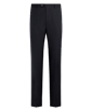 SUITSUPPLY  Navy Herringbone Straight Leg Trousers