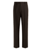 SUITSUPPLY  Dark Brown Wide Leg Trousers